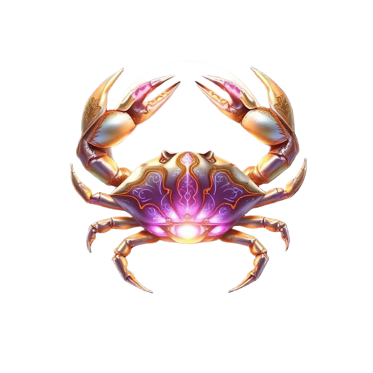 Ilustração mística do signo de Câncer