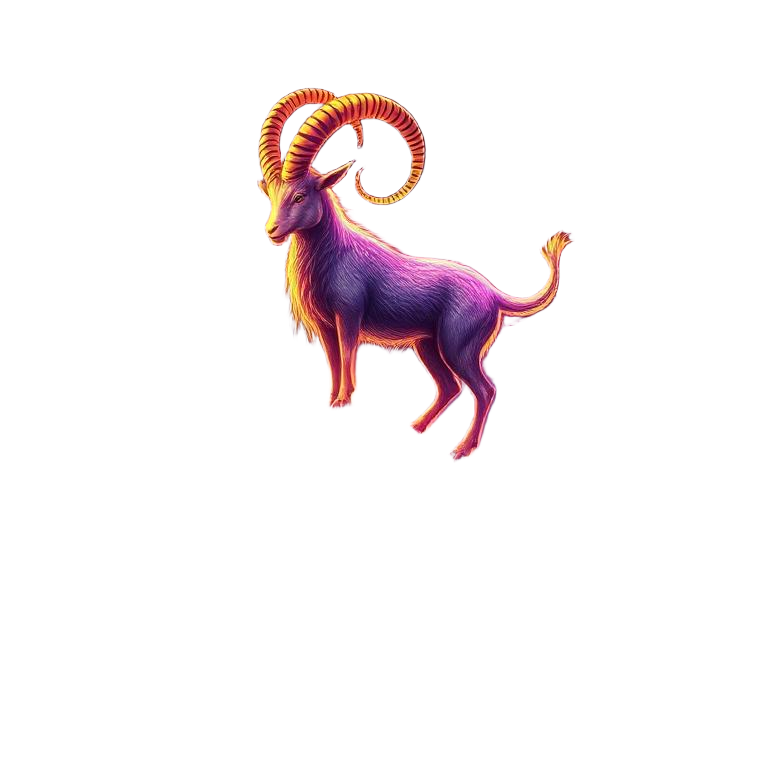 Ilustração mística do signo de Capricórnio