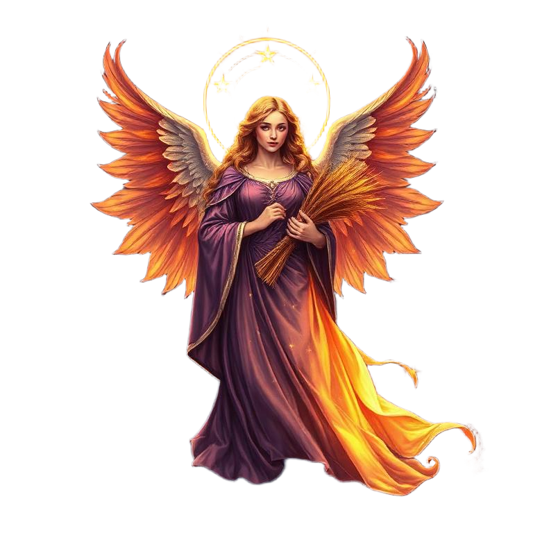 Ilustração mística do signo de Virgem